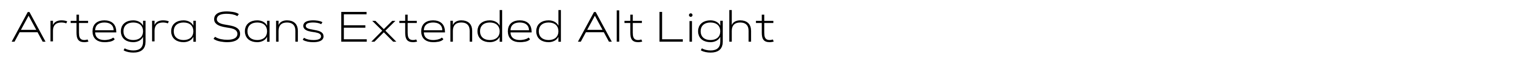 Artegra Sans Extended Alt Light